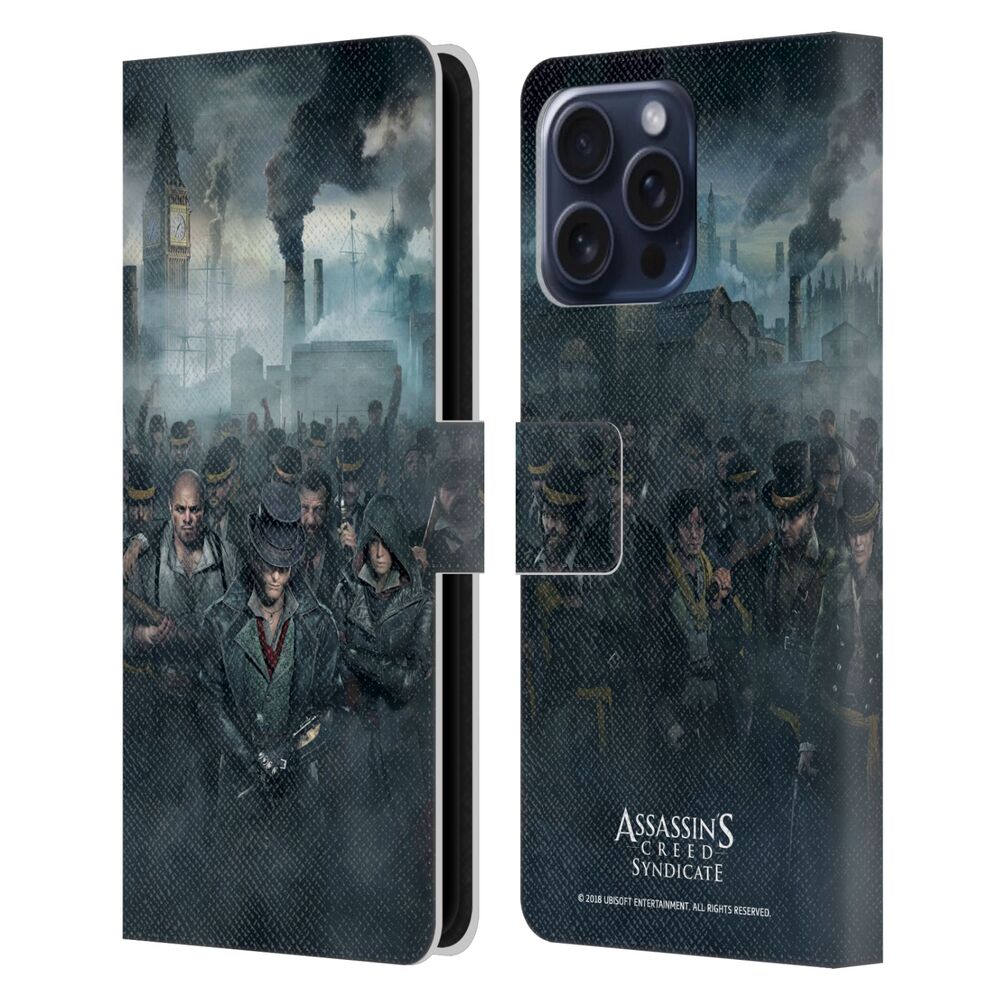 ASSASSINS CREED アサシンクリード - Syndicate Key Art / Gang レザー手帳型 / Apple iPhoneケース - PGS